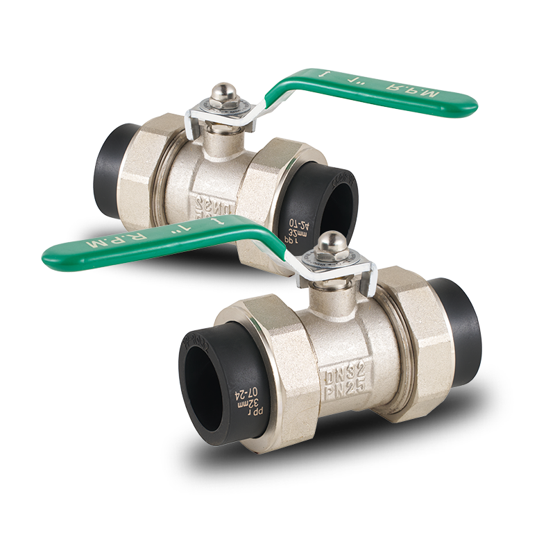 Boutique Double Union Ball Valve with Handle