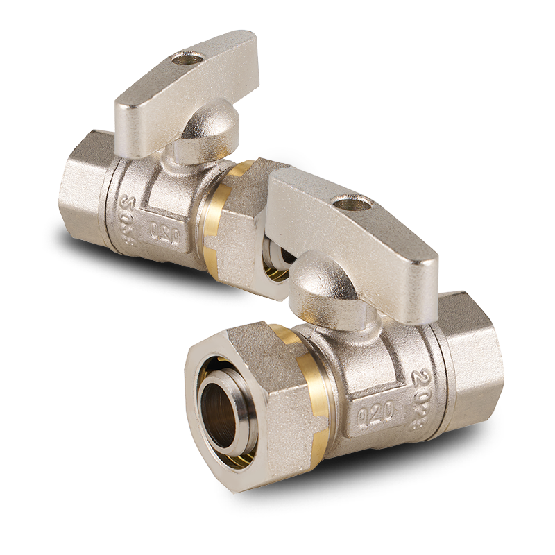 Ferrule Equal-Diameter Ball Valve With Long Handle