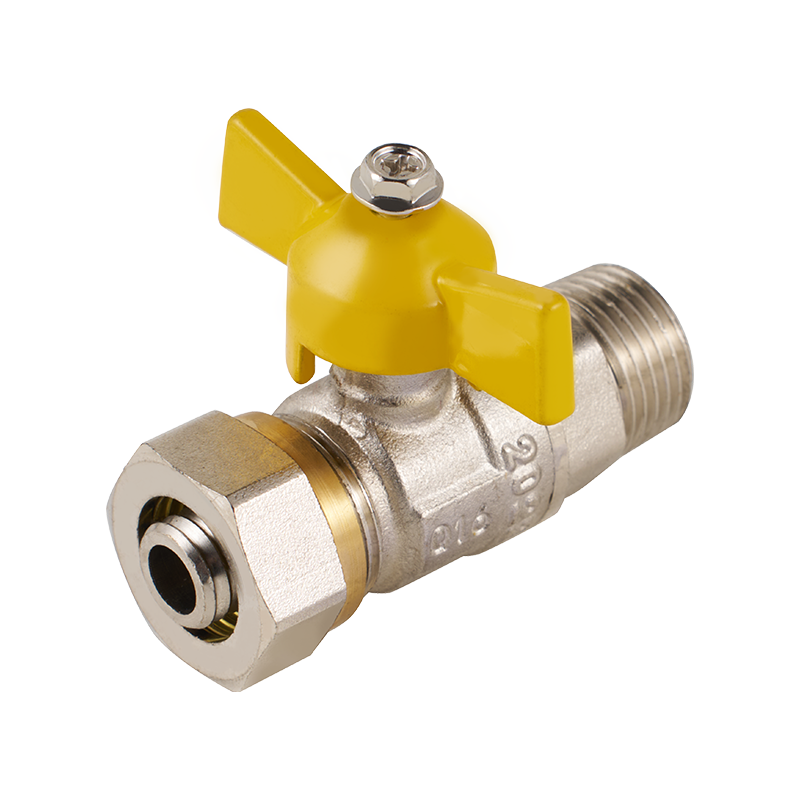 Heavy Ferrule Ball Valve With Butterfly Handle