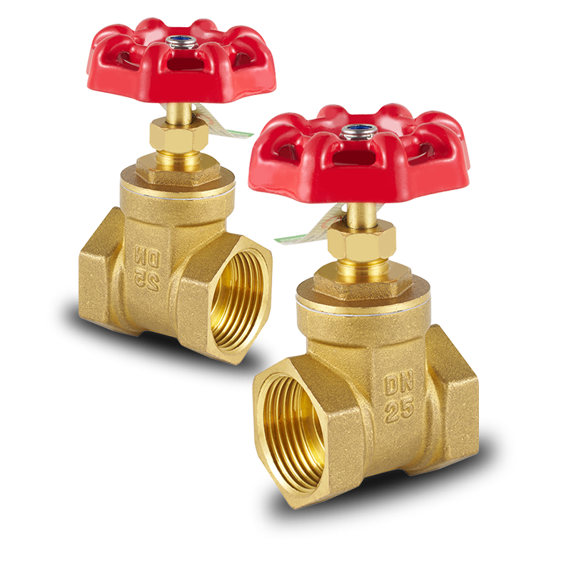 Boutique Gate Valve with Red Handle