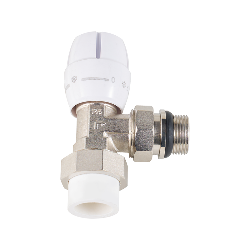 Angle Union Double Seal Temperature Control Valve