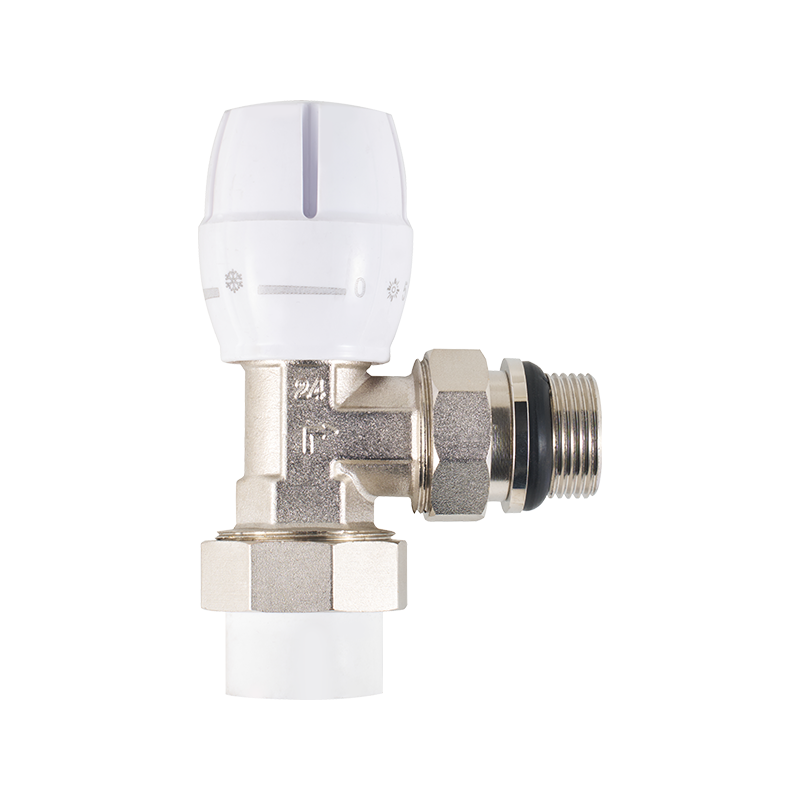 Angle Union Double Seal Temperature Control Valve
