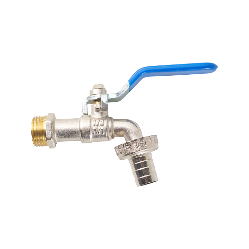 Ball Valve Faucet with Blue Handle