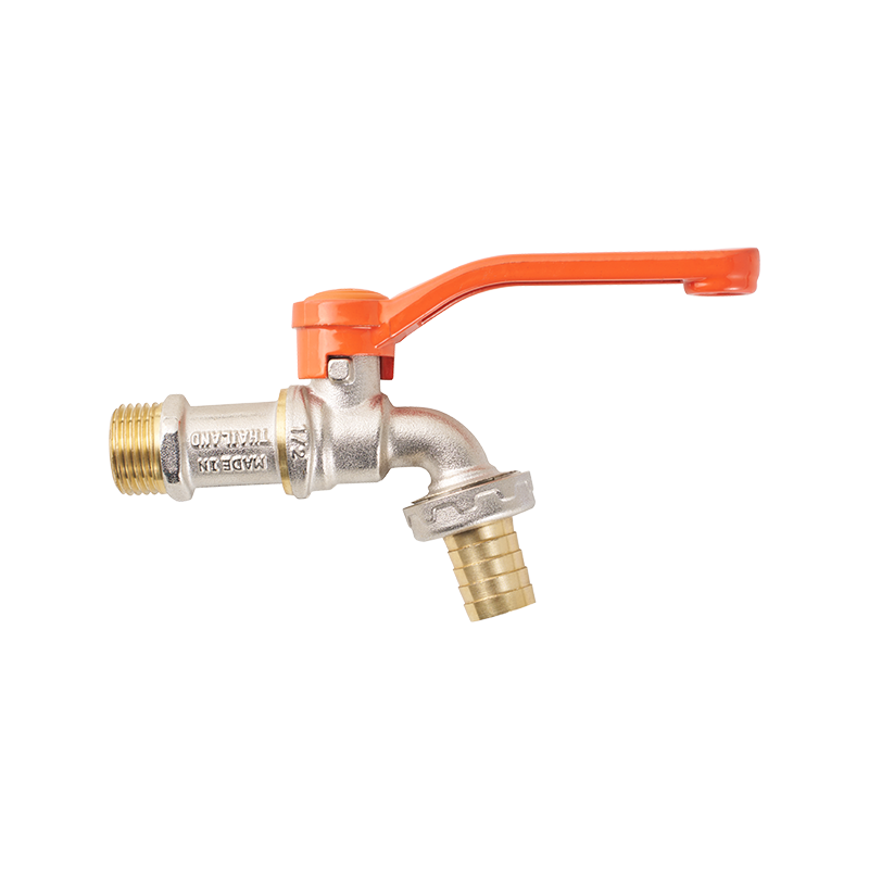 External Thread Ball Valve Faucet with Handle