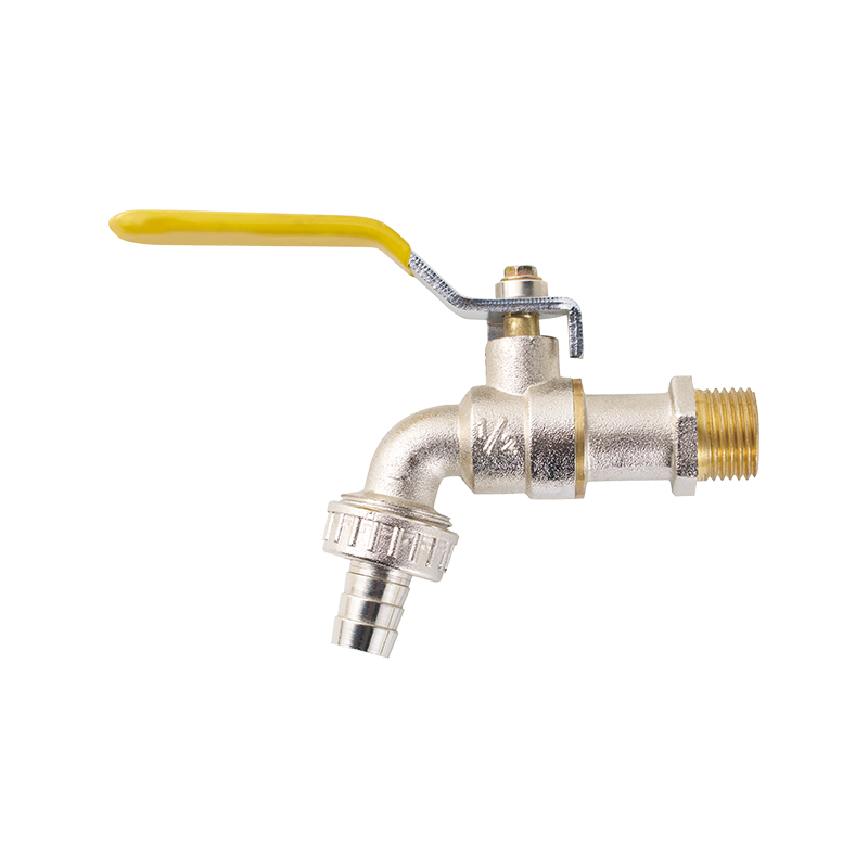 External Thread Ball Valve Faucet with Long Handle
