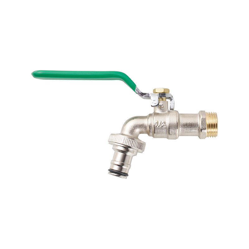 Green Handle Ball Valve Faucet