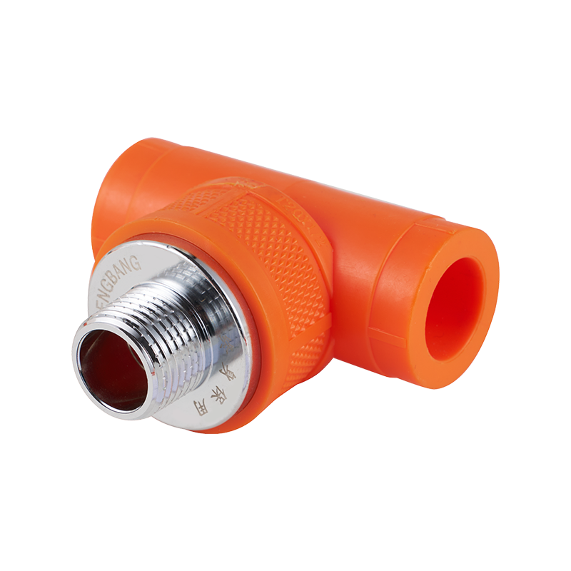 External Thread Three-way Antibacterial Home Decoration Pipe Fitting