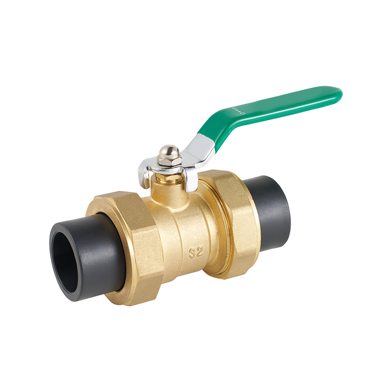 PP-R Boutique Double Union Ball Valve with Handle