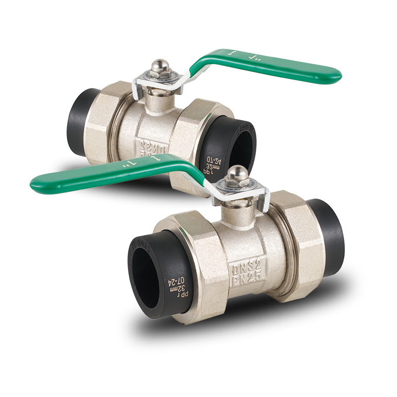 Boutique Double Union Ball Valve with Handle