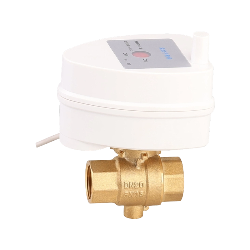 1/2 Inch 220V Three Line Two Control Brass Motorized Electric Ball Valve with Manual Switch