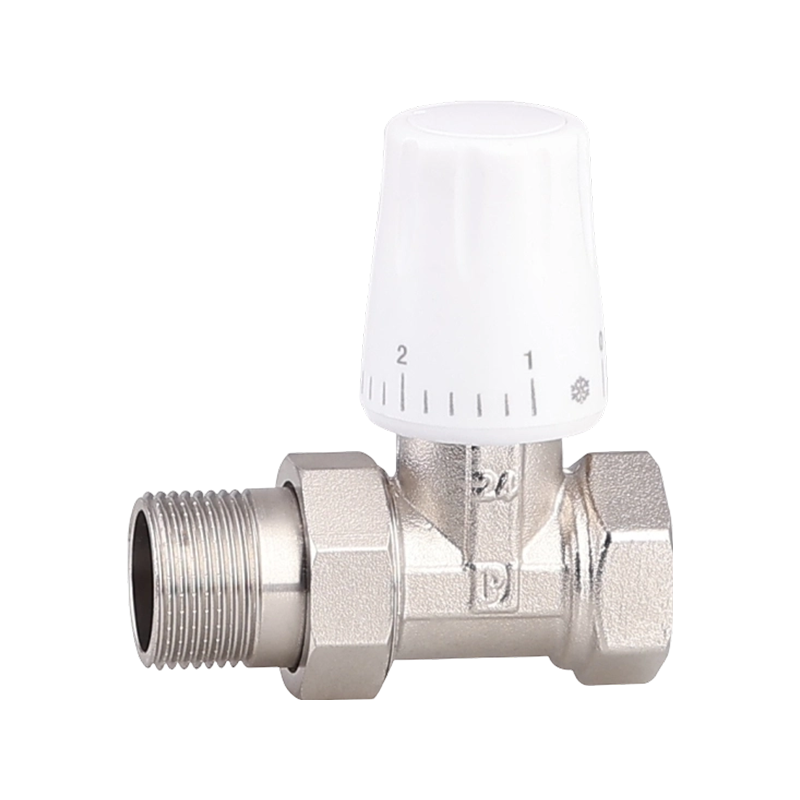 White 1/2 Inch 3/4 Inch Brass Thermostatic Valve