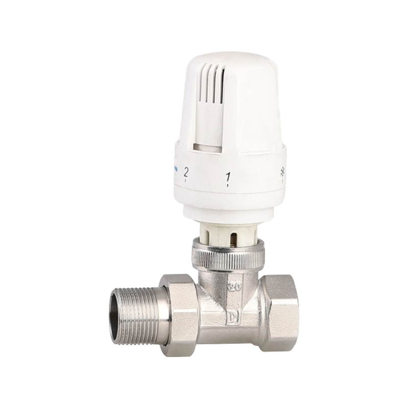 Brass Thermostatic Head Adjustable Radiator Valve for Floor Heating Water Temperature Controller