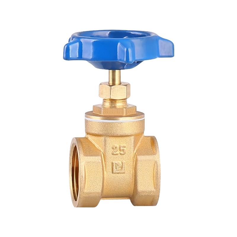 Wheel Handle Forged Brass Gate Valve Female Threads Fitting Valves
