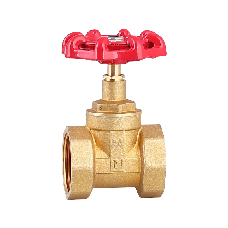 Female Thread Brass 1/2-2 inch Stop Gate Valve Manual Power for Water Media